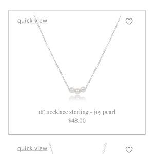 Enewton Sterling Silver Pearl Necklace